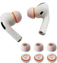 KASOTT patobulinti "AirPods Pro" 1-osios ir 2-osios kartos atminties putų ausų kištukai, patogūs putų ausų kištukai, geriau slopinantys triukšmą, 3 poros keičiamų antgalių (oranžiniai, maži)