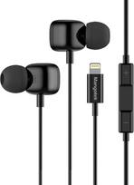 Mangotek Lightning Headphones for iPhone, MFI In-Ear Lightning Earphones, Wired Headphones with Microphone, Compatible with iPhone 11 Pro/Pro Max, iPhone X/XS/XS Max/XR 8/8 Plus, 7 Plus, Black