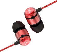 SoundMAGIC E50C In-Ear Headphones Earphones Wired Earphones with Microphone Monitor HiFi, Noise Isolation, Pure Sound Comfortable Fit Black Red