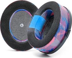 WC Freeze Penrose Replacement Hybrid Fabric Ear Pads with Cooling Gel for Audeze Penrose and Mobius, Made by Wicked Cushions, Improved Durability, Thickness and Sound Insulation | Speed Racer