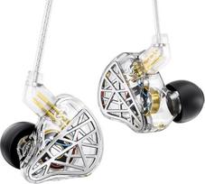 Yinyoo CCZ NC02 In-Ear-Kopfhörer, 10 mm, 1DD, kabelgebundene IEM-Kopfhörer, leichte HiFi-Gaming-Kopfhörer mit 3,5 mm-Klinkenstecker, Geräuschisolierung, IEM für Gaming, Musikbegeisterte, Sänger