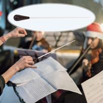 Muzikos dirigento lazdelė Orkestro vadovo lazdelė 39cm Profesionali