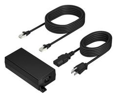 Poly HP PoE++ 65W 2.5G Adapter with 3.66m CAT6A Cable and Power Cord, Black