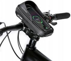 WILDMAN traveling bag for bike handlebars with zipper 0.5L (4"-7") ES16 black
