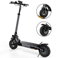 W9 Elektrinis paspirtukas 10 colių padangos 1000W variklis 48V13Ah baterija 45km/h maksimalus greitis 35-45km nuvažiuojamas atstumas APP valdymas juoda