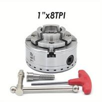 4  Medžio tekinimo staklių spiralinis griebtuvas 100 mm 4 griebtuvai Savaime centruojantis Veleno sriegis M33 1 colio Medžio apdirbimo įrankiai 1set