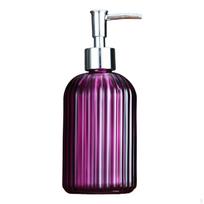 13,5oz Stiklinis muilo dozatorius Kūno prausimosi dozatorius 400ml Tvirtas daugkartinio naudojimo buteliukas violetinė