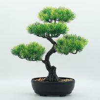 Dirbtinis Bonsai Medelis Mažas Vazoninis Dekoratyvinis Realistiška Dekoracija, Vidaus Dirbtinis Augalas