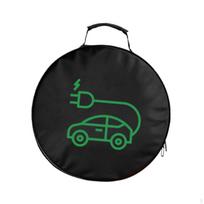 EV Charger Cable Storage Bag Electric Vehicle Charging Accessory Practical Portable Oxford Round