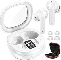 Belaidės ausinės iPhone 16e 16 Pro 15 14 13 Pixel 9a 8a 9Pro, belaidės ausinės "Bluetooth 5.3" su LED ekranu 50 valandų USB C ausinės su ENC mikrofonu, skirtos Samsung A16 A56 A36 A26