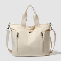 Women's Large Capacity Tote Bag Solid Color Shoulder Bag Water-Repellent Crossbody Bag balta