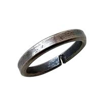 Žiedas, Juodas Netaurusis Geležies Metalinis Žiedas, SKR MANISHA GEMS & JEWELS