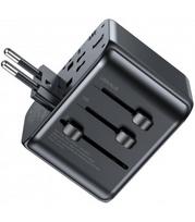 Juodas kelioninis 35W GaN 2xUSB-A / 3xUSB-C pakrovėjas "Awei C-39"