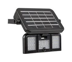 Rabalux 77020 - LED Saulės energijos prožektorius su jutiklliu LIHULL LED/9,6W/3,7V IP44
