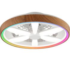 Brilliant - LED RGBW Pritemdomas lubinis ventiliatorius GAIANO LED/24W/230V + +VP