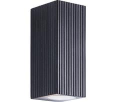 Brilliant - Lauko sieninis šviestuvas JELANI 2xGU10/10W/230V IP44 juoda