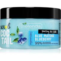 Bielenda Coctail Scrub Blue Matcha + Blueberry kūno šveitiklis regeneruojamojo poveikio 350 g