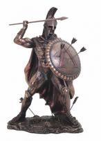 Leonidas su ietimi ir strėlėmis (didesnė versija). Aukštis: 32cm.