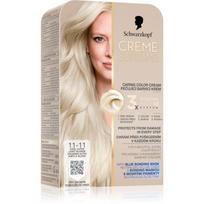 Schwarzkopf Creme Supreme ilgalaikiai plaukų dažai atspalvis 11-11 Cool Ultra Light Blonde 60 ml