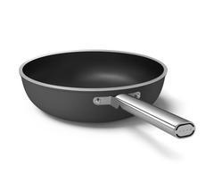 SMEG keptuvė, WOK, juodos spalvos, Ø 30 cm