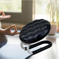 Klūpėjimo suolas meditacijai, nešiojama sėdynė jogai ir maldai juoda