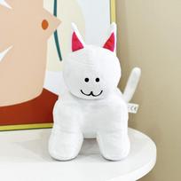 Roblox Klasikinė Katytė Pliušinis Lėlė Mielas Katės Pliušas Kawaii Minkštas Anime Animacinis Lėles Žaidimų Aksesuaras Vaikų Žaislai Gimtadienio Dovana balta