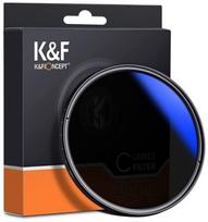 K&F Concept filtras 82MM, True Color Variable ND2~ND400