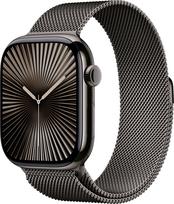 APPLE Watch Series 10 GPS + Cellular 46mm Slate Titanium Case with Slate Milanese Loop - M/L | MWYW3QF/A | 0195949564147