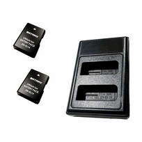 2x Nikon EN-EL14 akumuliatorius 1200 mAh+ dvigubas pakrovėjas