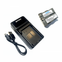 Nikon akumuliatorius EN-EL3 1800 mAh + greitasis LED pakrovėjas