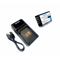 Panasonic akumuliatorius DMW-BLF19 1860 mAh + greitasis LED pakrovėjas