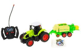 R/B Traktorius su priekaba ir priedais 1:16