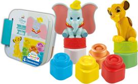 Clementoni kaladėlės Soft Clemmy su knygute "Simba and Dumbo"
