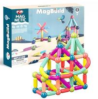 Magnetinis konstruktorius "Mag-Build" (65 detalės)