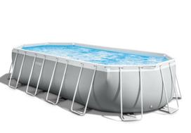 Baseinas INTEX Prism Frame Oval Pool Set 6.1 x 3.05  x 1.22m