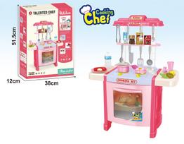 Vaikiškas virtuvėlės rinkinys "Cooking Chef" 42 pcs