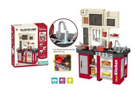 Vaikiškas virtuvėlės rinkinys "Talented Chef" 58 pcs