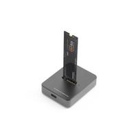 Išorinio kietojo disko dėklas Docking Station 1x M.2 SATA / NVME SSD