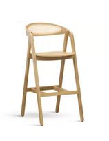 ALDO CANE WOODEN (71cm) ąžuolinė baro kėdė