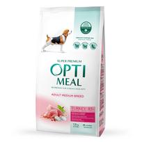 Optimeal Adult Medium sausas pašaras su kalakutiena vidutinių veislių šunims, 4 kg