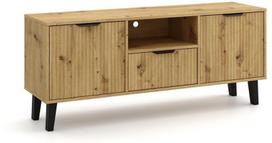 TV staliukas Top E Shop Scandi 2D1S Slim, rudas