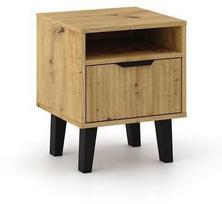 Spintelė prie lovos Top E Shop Scandi 1S Slim, ruda