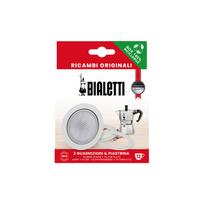 Bialetti kavinuko tarpinės 3vnt. ir sietelis 12 puod.