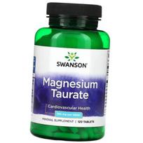 Magnio tauratas, Magnesium Taurate 200, Swanson 120 tab. (36280123) 120tab
