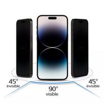5D Full Glue Tempered Glass - for iPhone 16 Pro (Privacy) black