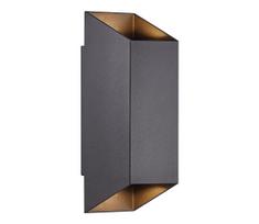 Nordlux - Lauko sieninis šviestuvas NICO 2xGU10/35W/230V IP54 juoda