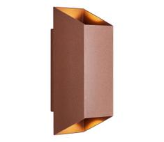 Nordlux - Lauko sieninis šviestuvas NICO 2xGU10/35W/230V IP54 ruda