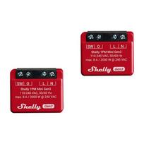 Shelly 1PM Mini Gen3 Set of 2 Controllers, WiFi/Bluetooth, Zestaw 2 Sterowników Shelly 1PM Mini Gen3 WiFi/Bluetooth