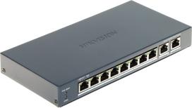 SWITCH POE DS-3E1510P-EI 8 PRIEVADŲ Hikvision