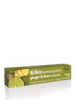 BILKA Homeopathy dantų pasta apsaugai ir balinimui ginger and lime, 75ml